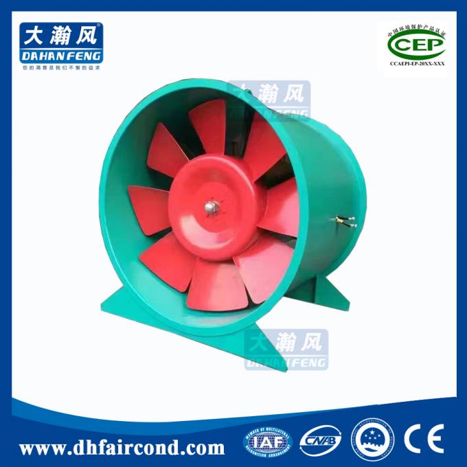 Fire Ventilation Fan - Dhf Industrial Commercial Fire Fighting Smoke Exhaust Fan With High Temp Air Exhaust Ventilation Blower Fire