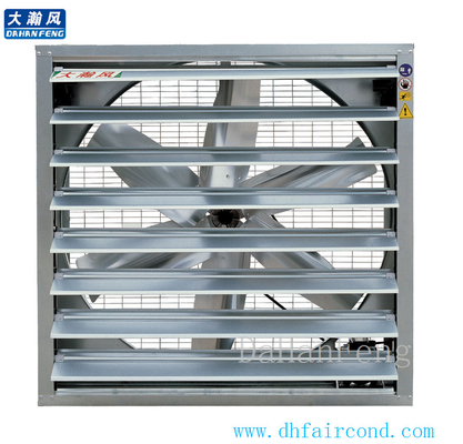 China DHF belt type exhaust fan / vacuum fan/poultry greenhouse fan 350mm thickness supplier
