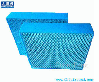 China DHF Blue cooling pad/ evaporative cooling pad/ wet pad supplier