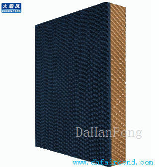China DHF Black cooling pad/ evaporative cooling pad/ wet pad supplier